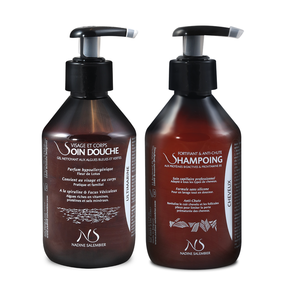 DUO Soin Douche + Shampoing Fortifiant